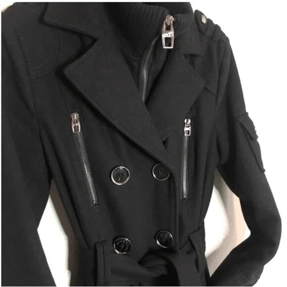Miss Sixty wool blend trench coat - Picture 1 of 9